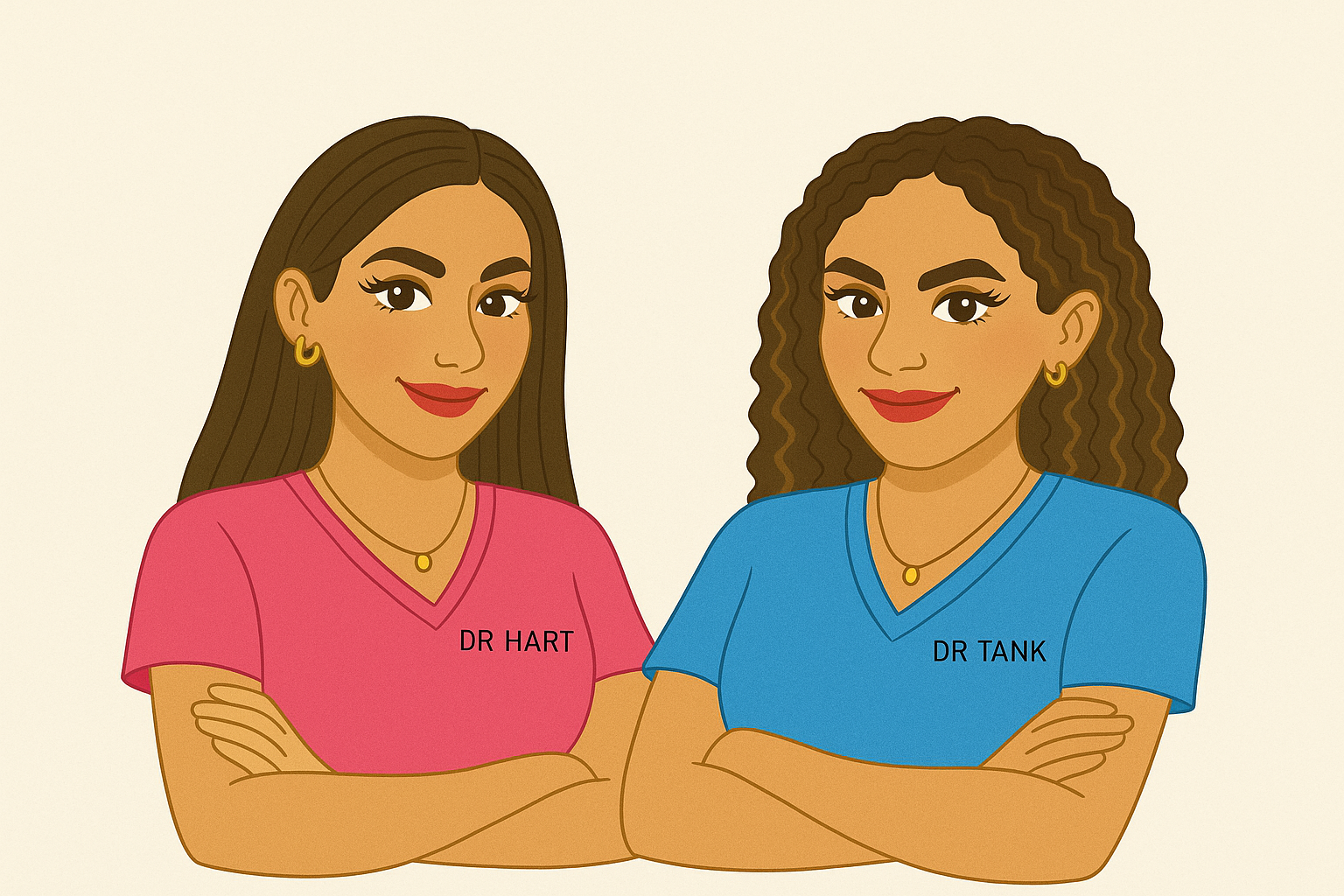 Cartoon image of the doctors